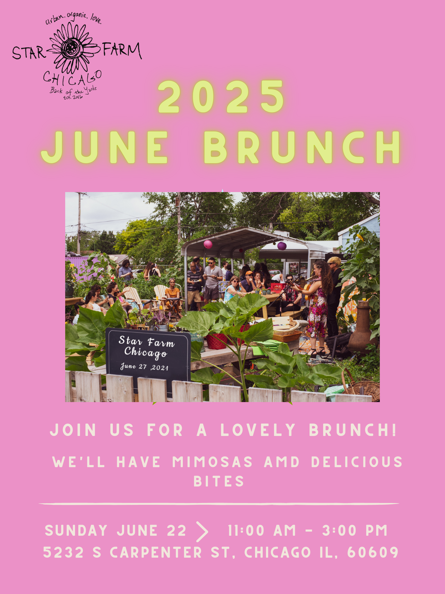 2025 June Brunch: June 22nd, 2025