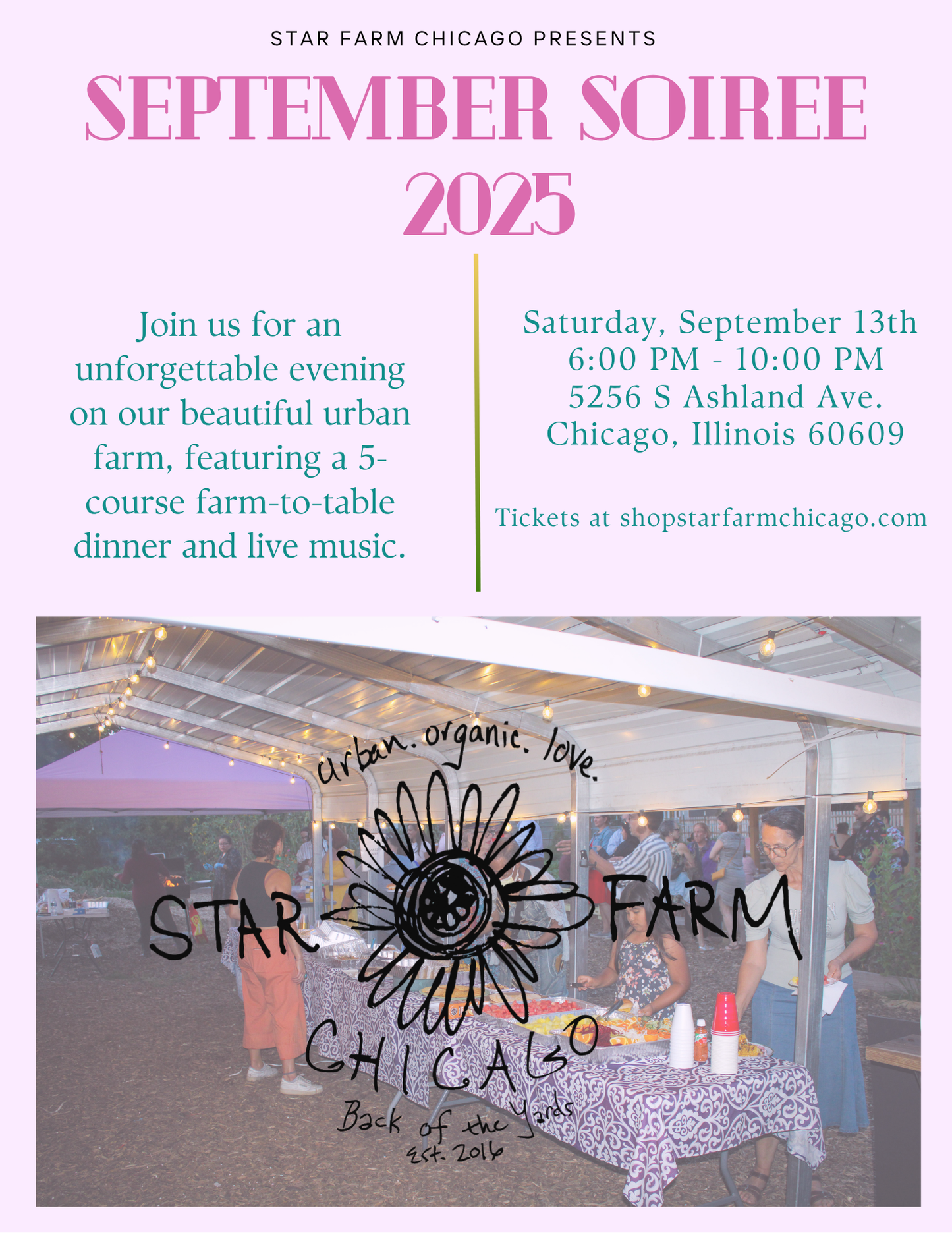 September Soiree 2025: September 13, 2025